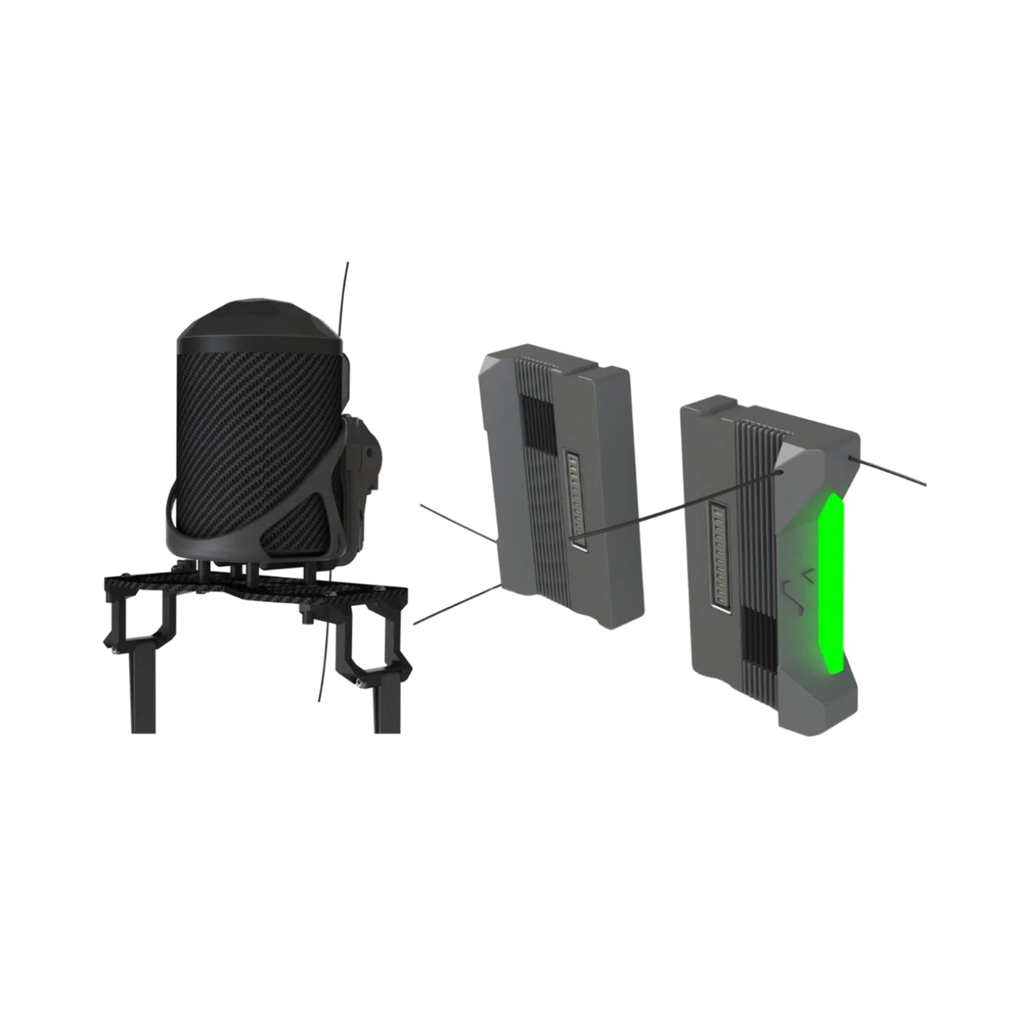 Parachute Moc M2 & External Flight Termination System MOC 2511 Kronos for Matrice 300-350 RTK / C5 (M350)