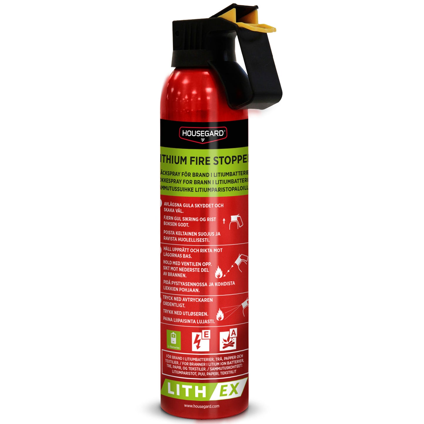 Housegard Lith-EX släckspray AVD, 500 ml