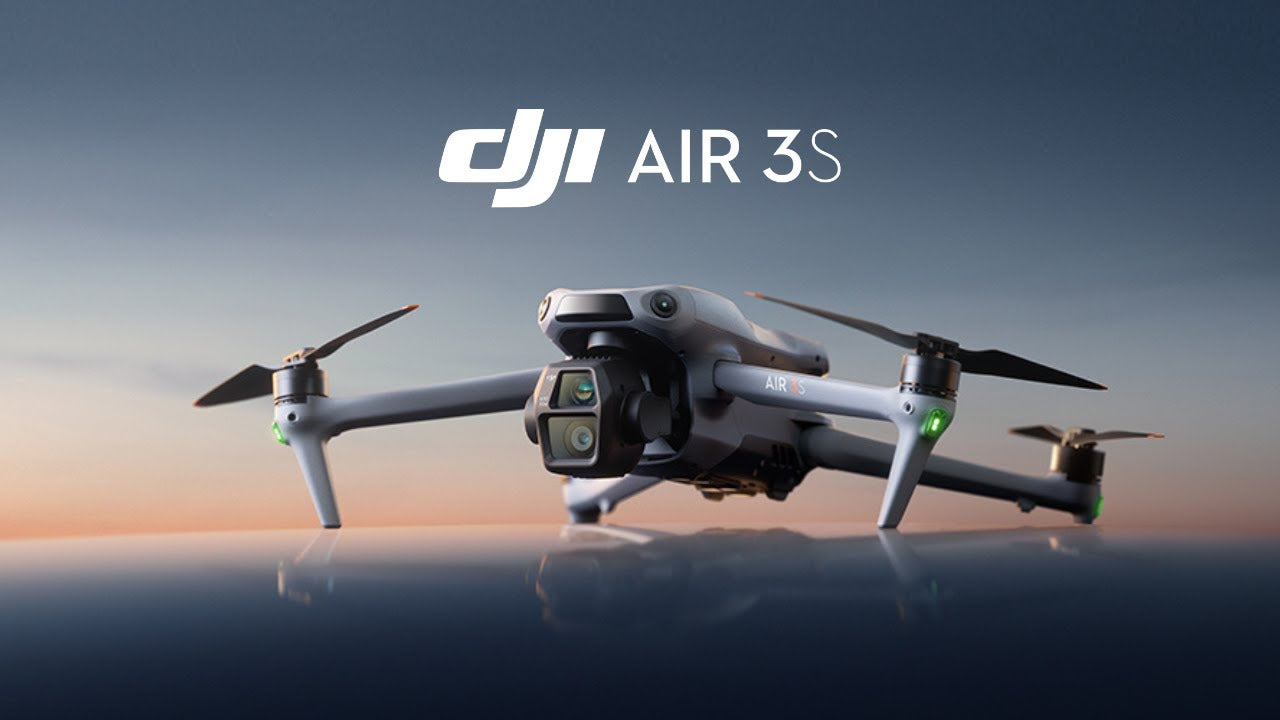 Ladda video: DJI Air 3S - Stort sortiment