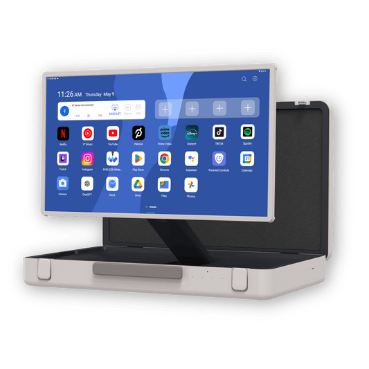 CYCLONE Express 27 Portable Touch Monitor - Beige