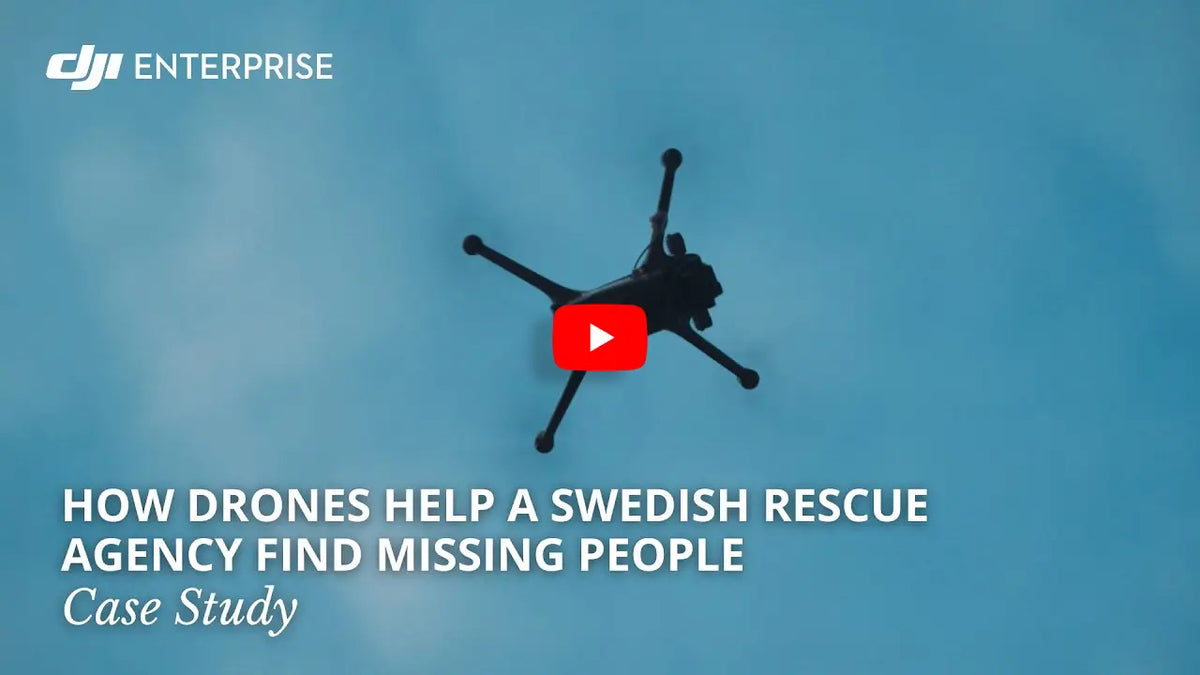 Se hur SAR Sweden använder DJI Enterprise-drönare i räddningsinsatser