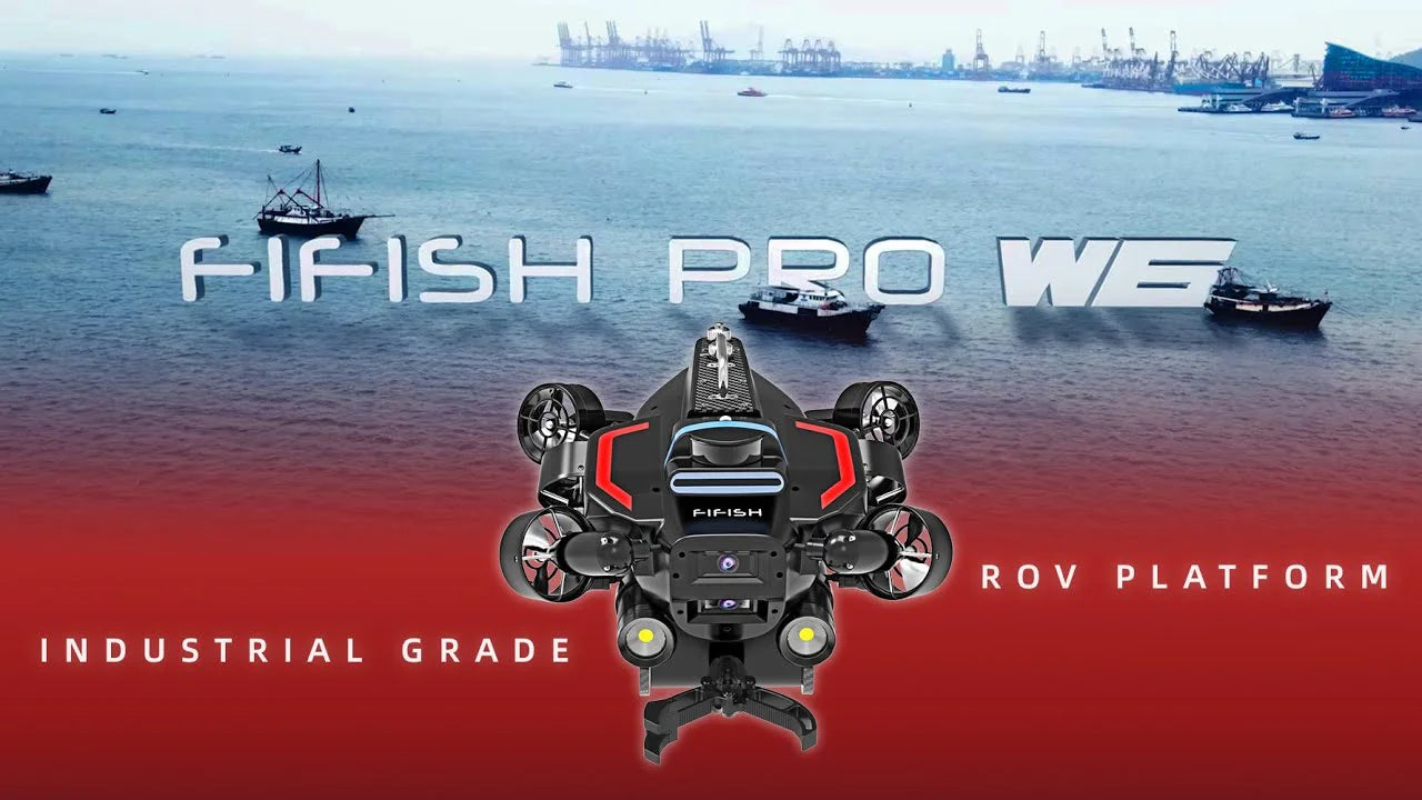Ladda video: Video om FIFISH PRO W6