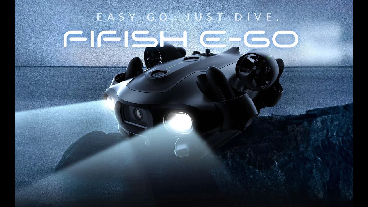 Ladda video: Video FiFish E-Go undervattensdrönare