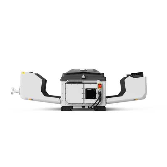 DJI Dock 4 öppen, bakifrån