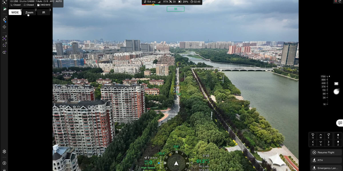 DJI Enterprise-appen livebild