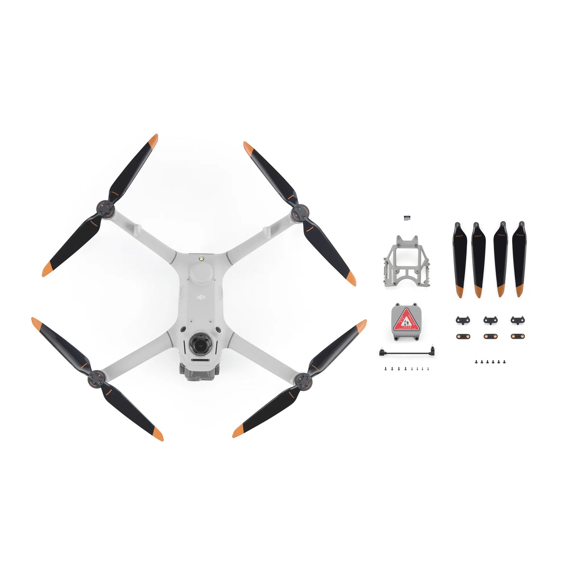 DJI Matrice 5TD med fallskärm och propellrar