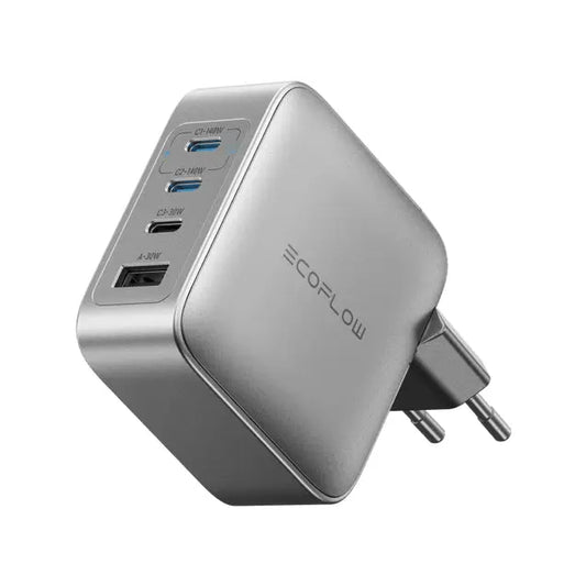 EcoFlow RAPID Pro Laddare - 140W 4 portar GaN (utan kabel)