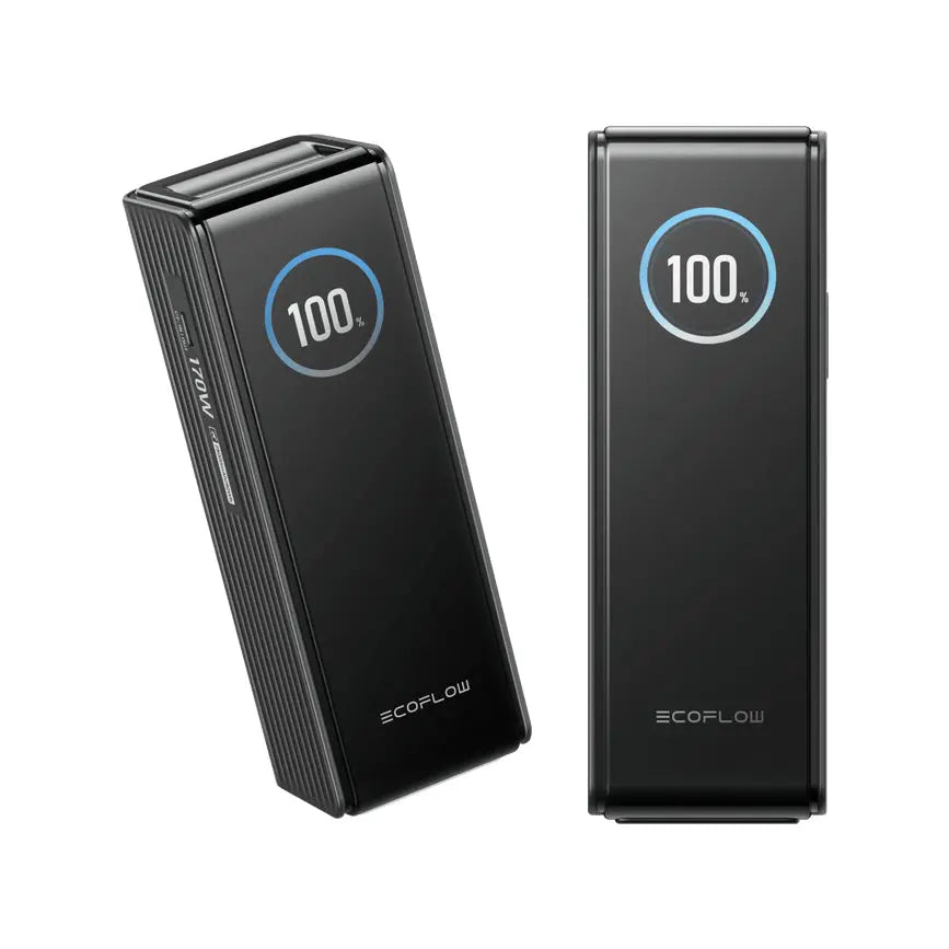 EcoFlow RAPID Powerbank (25 000 mAh, 170W) Svart