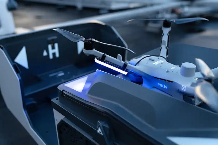 Polisens drönare i DJI Dock