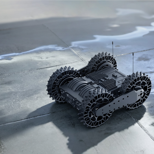 ROBOTANK ZC-350 på vått underlag