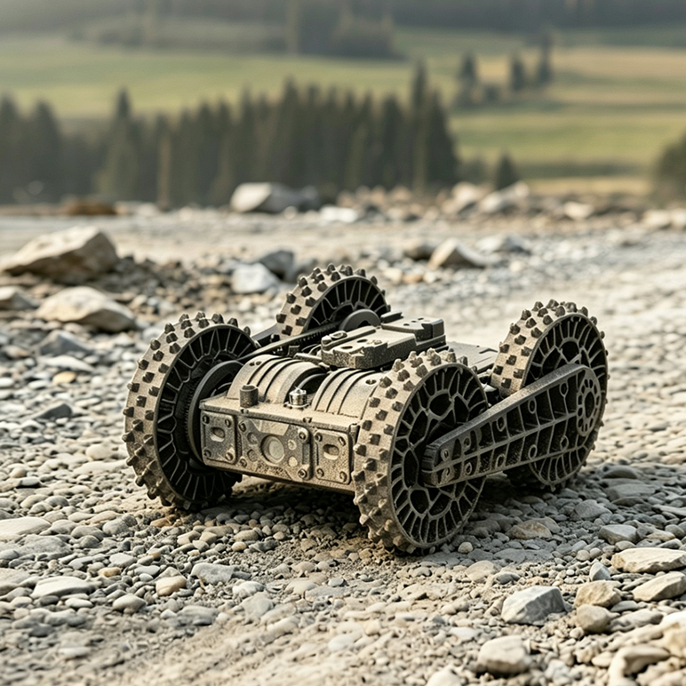 ROBOTANK ZC-350 i grusterräng