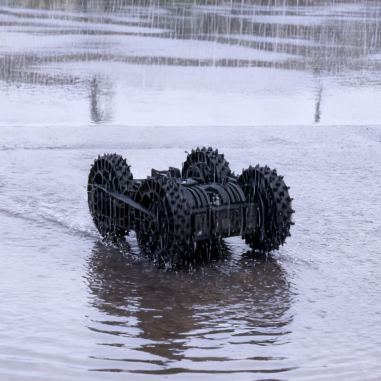 ROBOTANK ZC-350 kör i vatten