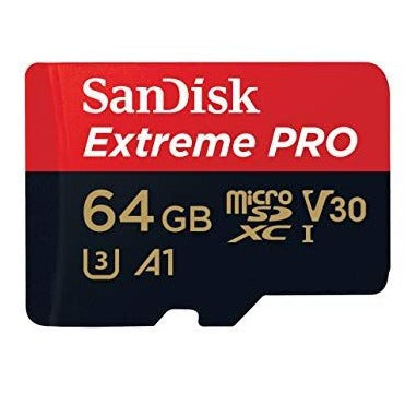SanDisk Extreme Pro microSDXC Class 10 UHS-I U3 V30 A2 170/90MB/s 64GB